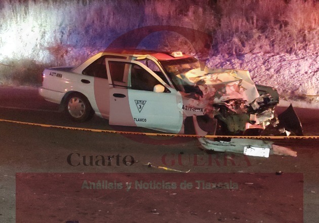 Muere una mujer en fatal accidente, en Tlaxco